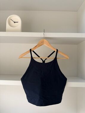 Old Navy Active Navy High-Neck Crop Bralette